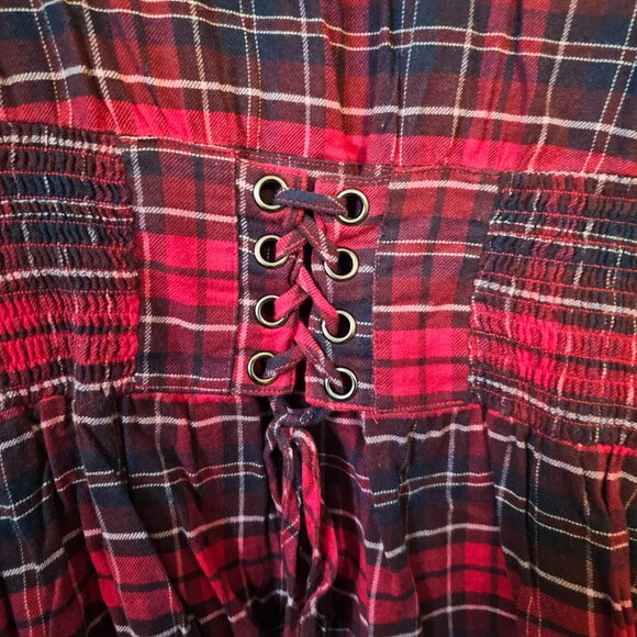 Lane Bryant flannel corset top - Picture 3 of 5